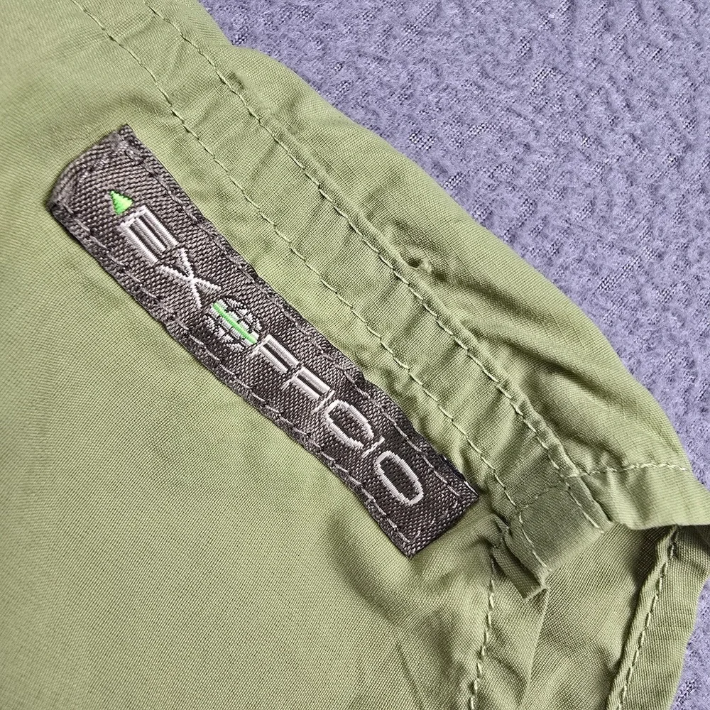 ExOfficio Buzz Off Shirt Mens XL Green Long Sleeve Nylon Hiking Travel Outdoor